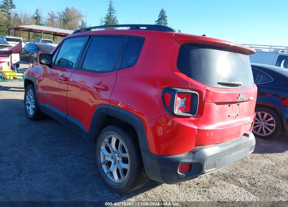 2017 JEEP RENEGADE LATITUDE FWD VIN: ZACCJABB2HPG65700