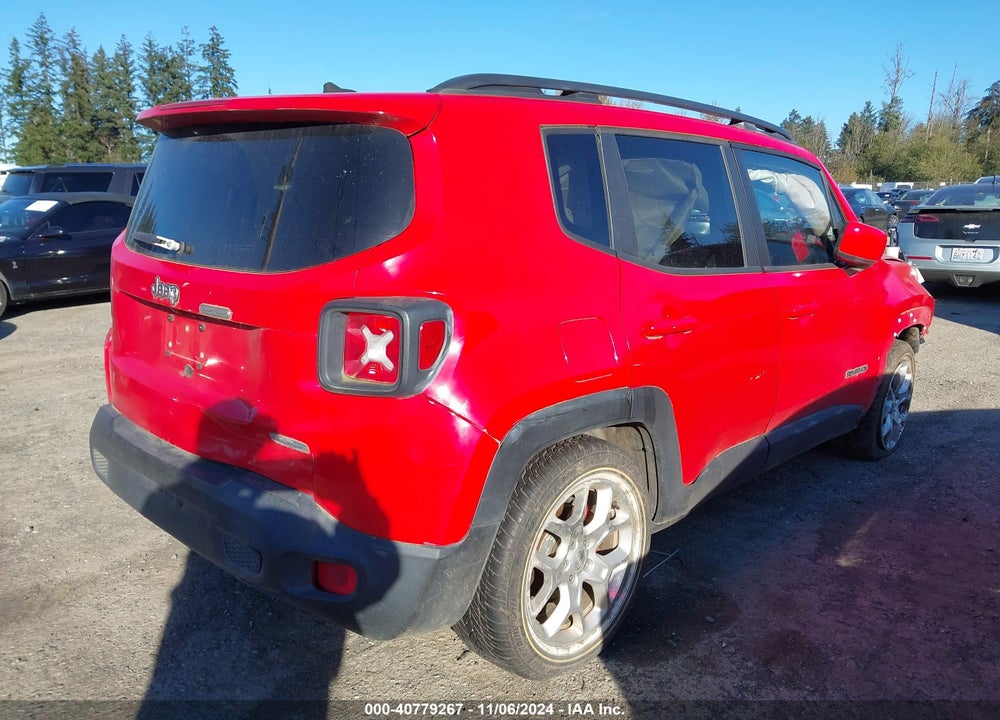 2017 JEEP RENEGADE LATITUDE FWD VIN: ZACCJABB2HPG65700