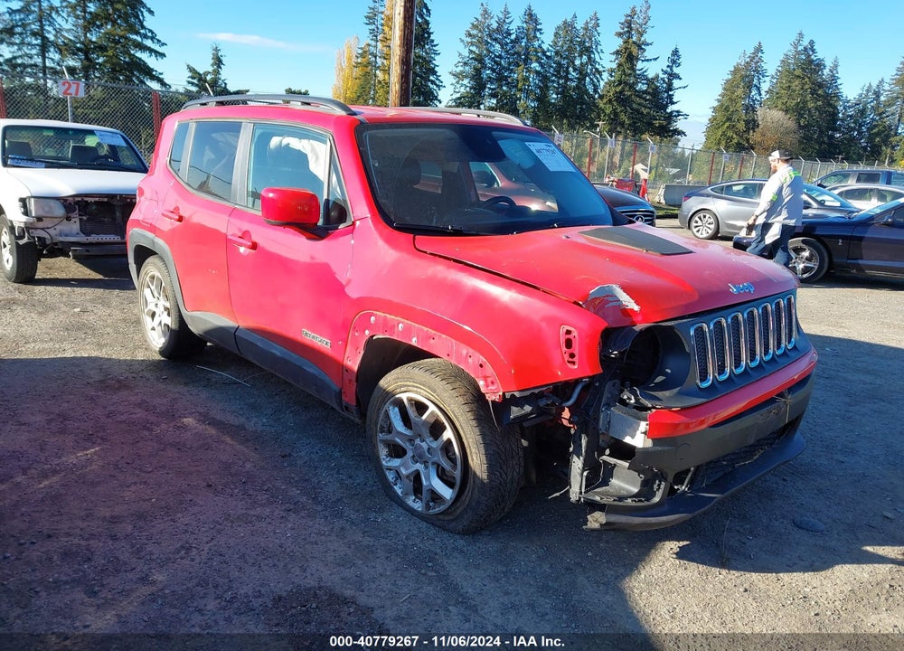 2017 JEEP RENEGADE LATITUDE FWD VIN: ZACCJABB2HPG65700