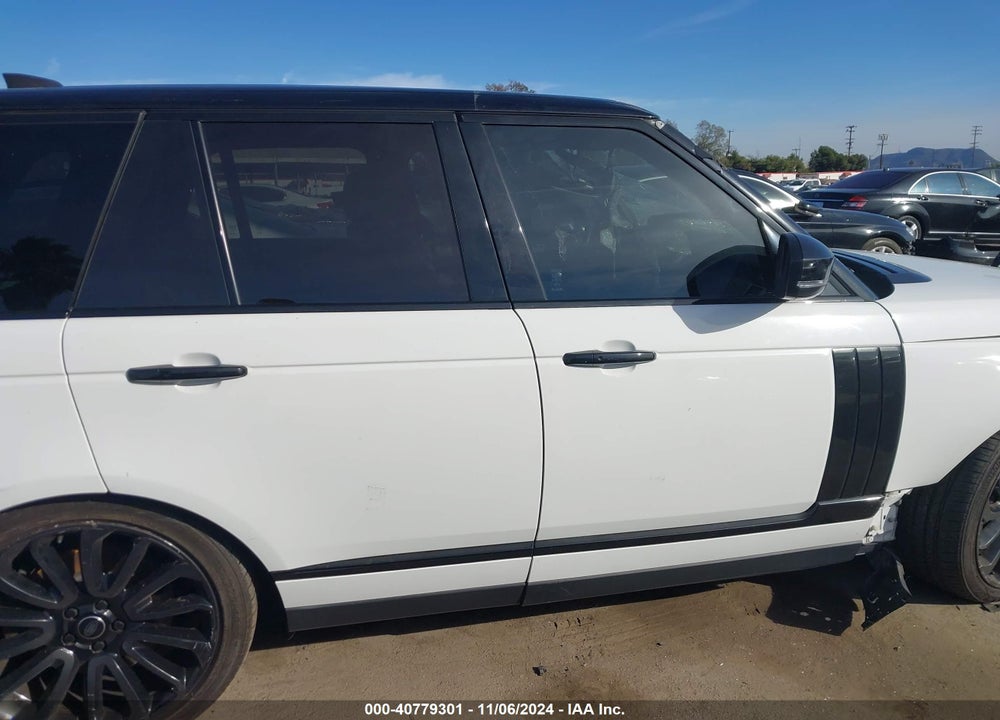 2017 LAND ROVER RANGE ROVER 3.0L V6 SUPERCHARGED HSE VIN: SALGS2FV8HA327980
