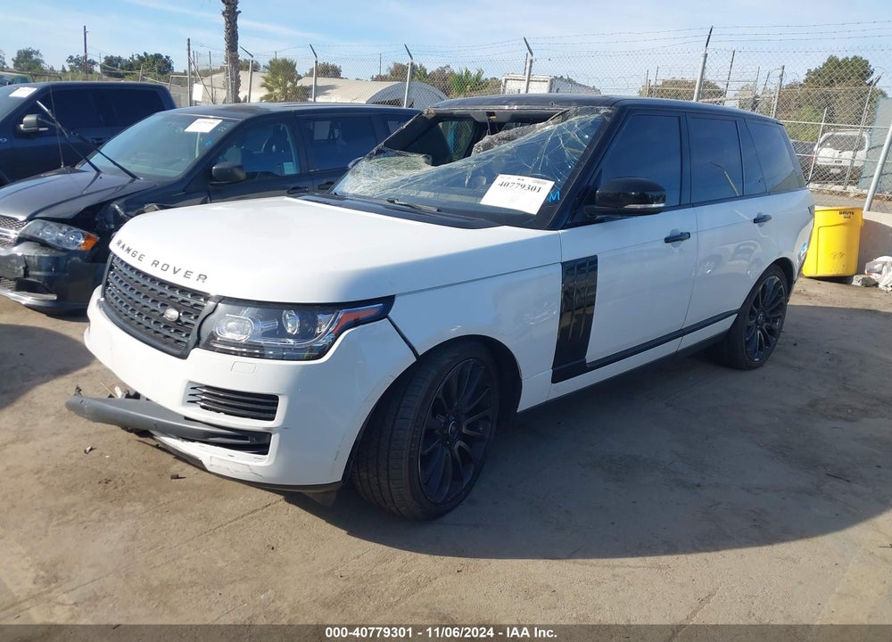 2017 LAND ROVER RANGE ROVER 3.0L V6 SUPERCHARGED HSE VIN: SALGS2FV8HA327980
