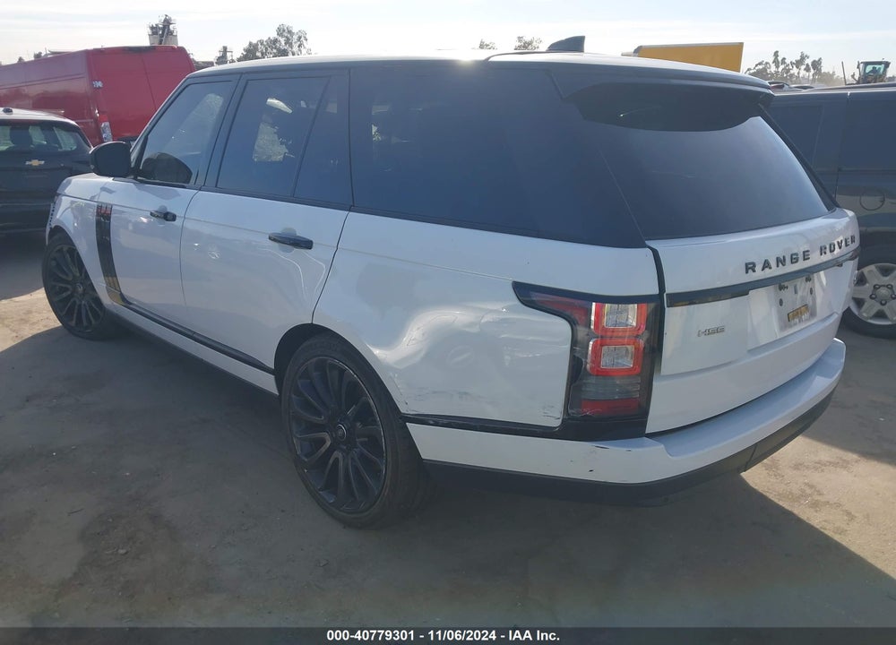 2017 LAND ROVER RANGE ROVER 3.0L V6 SUPERCHARGED HSE VIN: SALGS2FV8HA327980