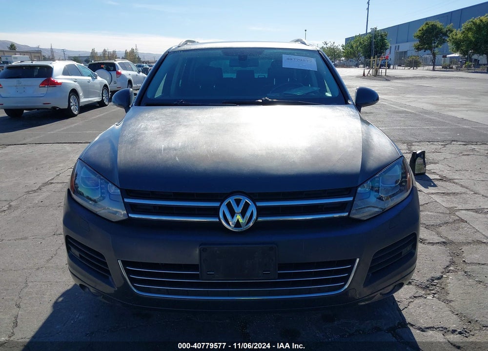 2012 VOLKSWAGEN TOUAREG VR6 EXECUTIVE/VR6 LUX/VR6 SPORT VIN: WVGFF9BP5CD002701