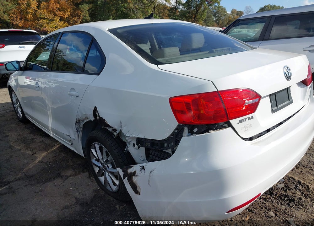 2012 VOLKSWAGEN JETTA 2.5L SE VIN: 3VWBP7AJ7CM112927