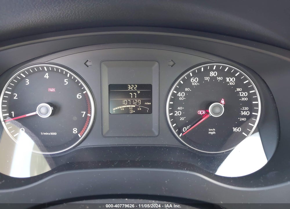 2012 VOLKSWAGEN JETTA 2.5L SE VIN: 3VWBP7AJ7CM112927