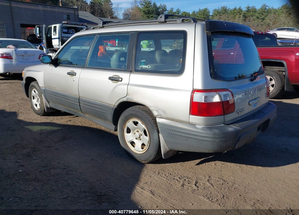 2001 SUBARU FORESTER L VIN: JF1SF63581H736775