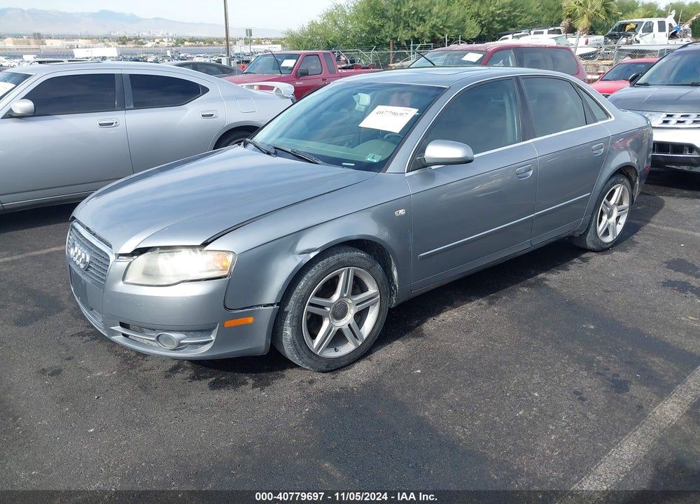 2007 AUDI A4 2.0T VIN: WAUDF78E17A120822