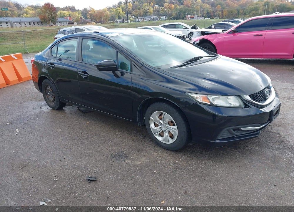 2014 HONDA CIVIC LX VIN: 19XFB2F54EE252514