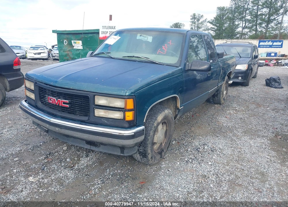 1997 GMC SIERRA 1500 SL WIDESIDE VIN: 2GTEK19R8V1551781