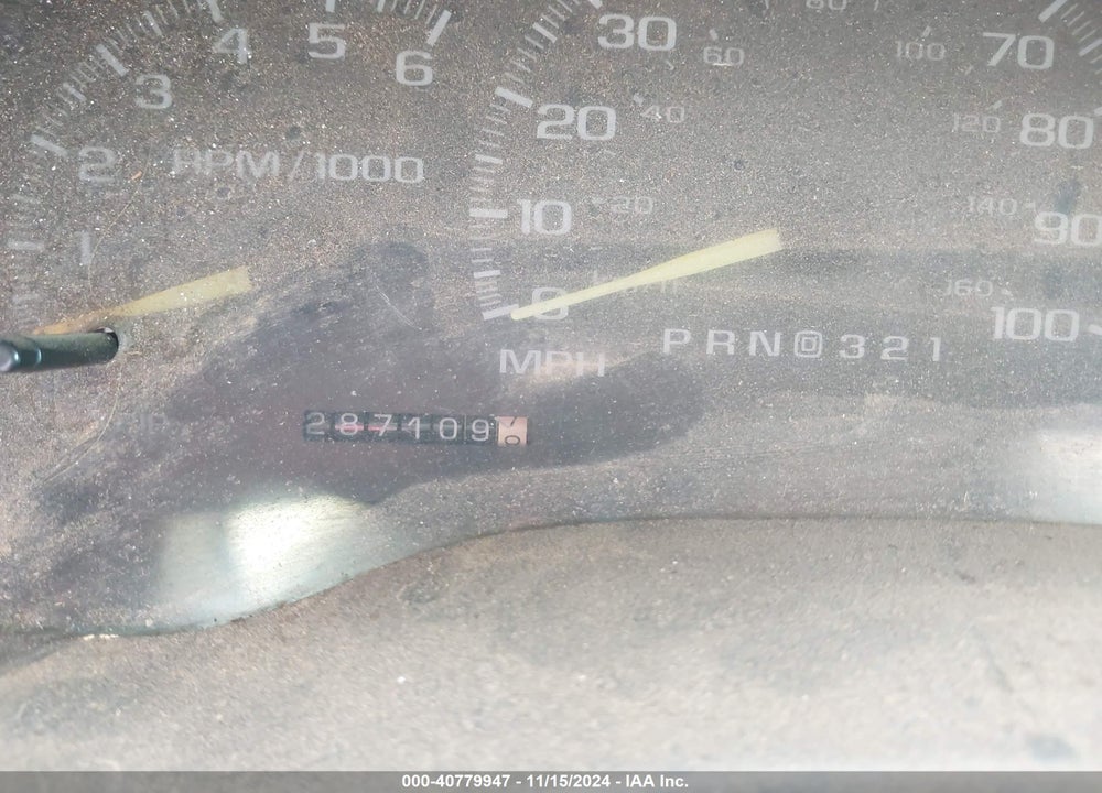 1997 GMC SIERRA 1500 SL WIDESIDE VIN: 2GTEK19R8V1551781