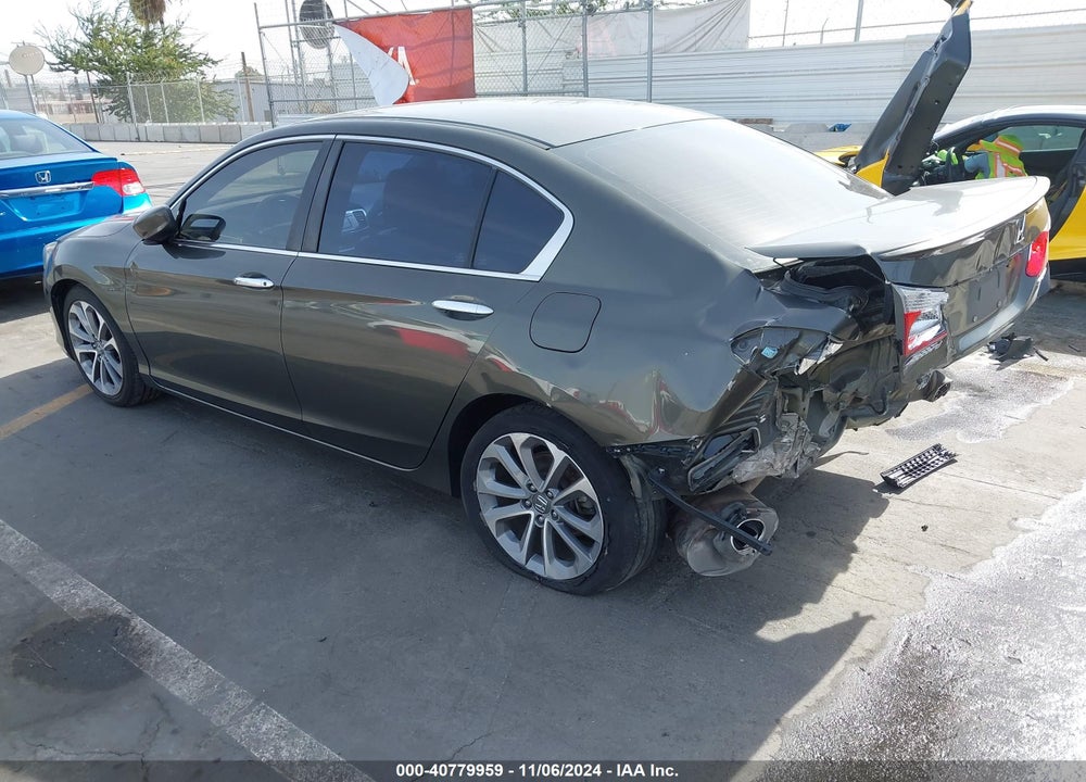 2015 HONDA ACCORD SPORT VIN: 1HGCR2F5XFA078937
