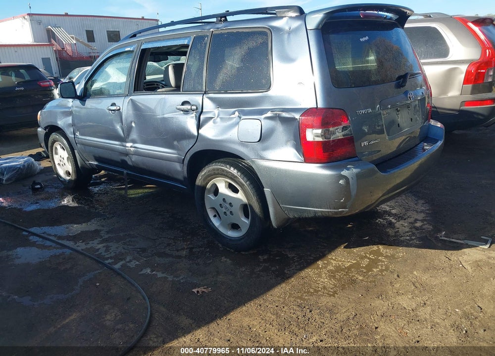 2006 TOYOTA HIGHLANDER LIMITED V6 VIN: JTEEP21A660137212