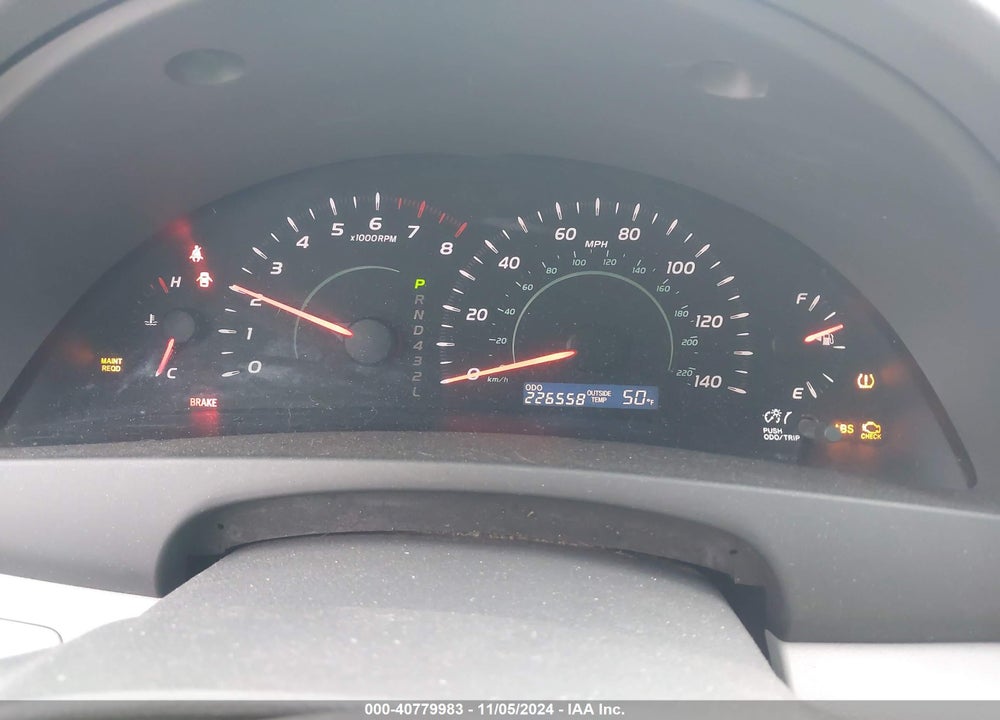 2009 TOYOTA CAMRY LE VIN: 4T4BE46KX9R066878