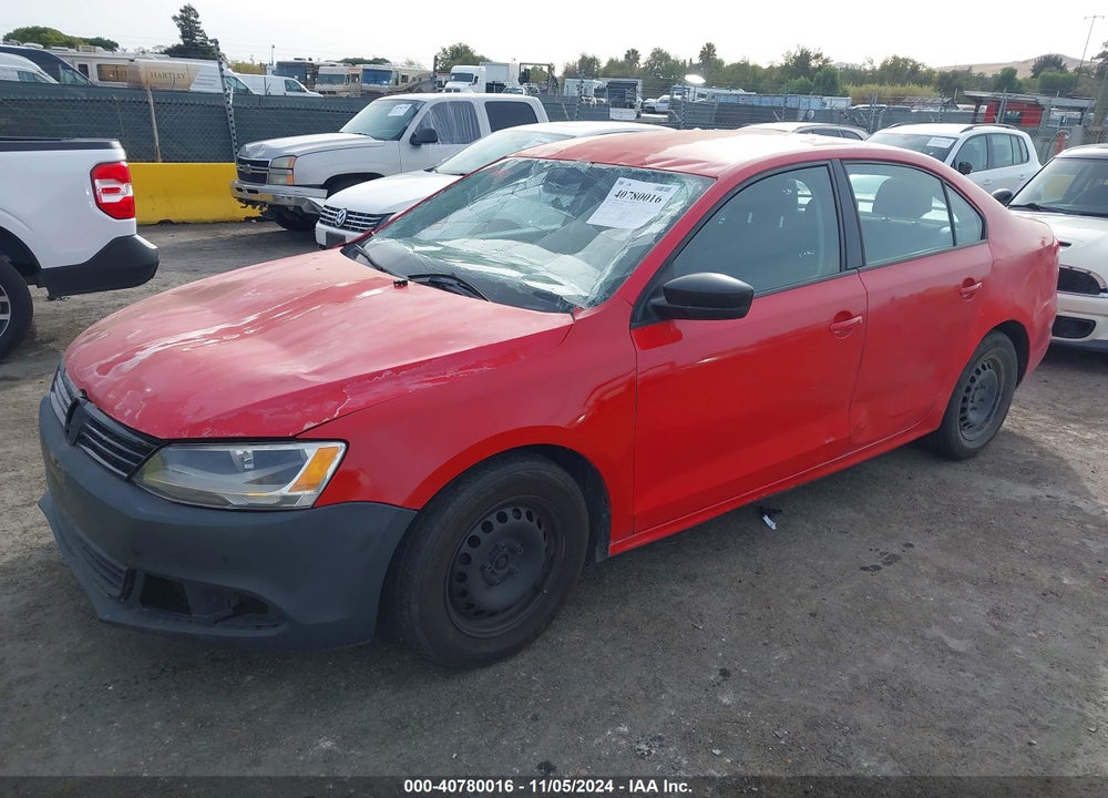 2013 VOLKSWAGEN JETTA 2.0L S VIN: 3VW2K7AJ2DM397911