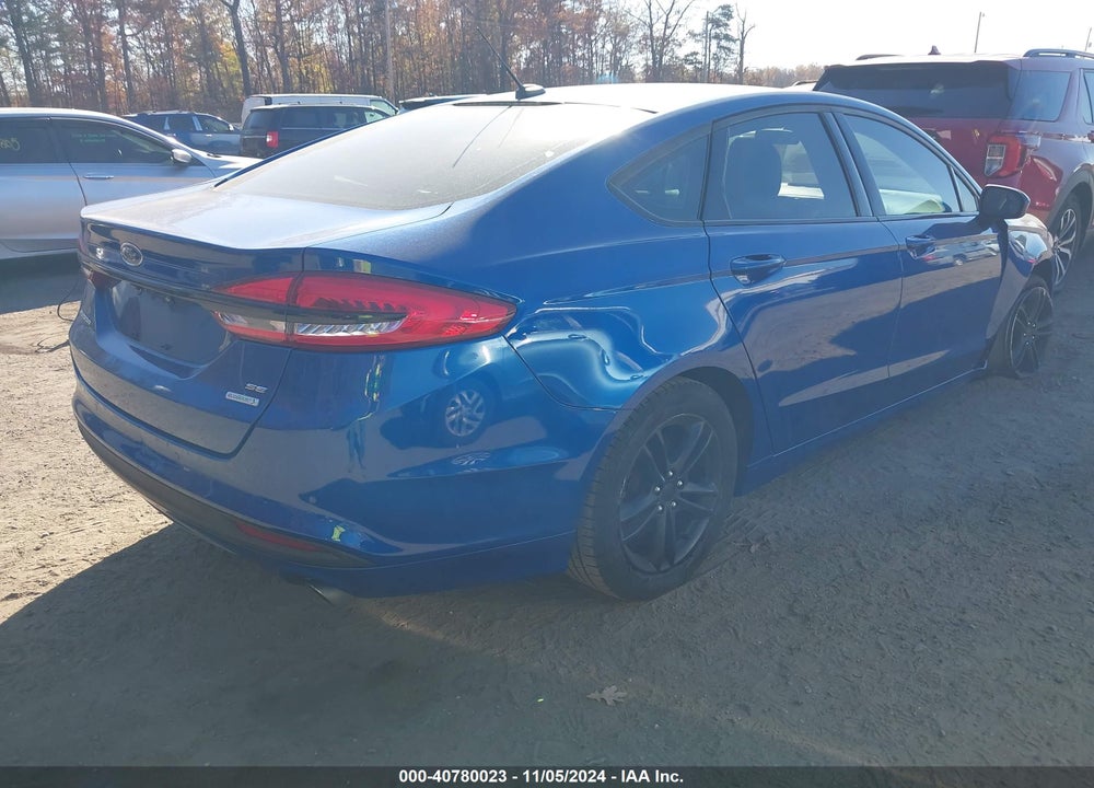 2018 FORD FUSION SE VIN: 3FA6P0HD8JR156503
