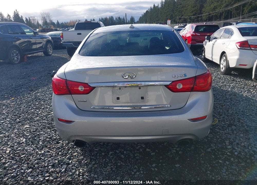 2014 INFINITI Q50 HYBRID SPORT VIN: JN1AV7AR8EM702467