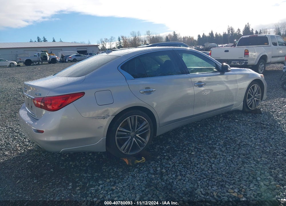 2014 INFINITI Q50 HYBRID SPORT VIN: JN1AV7AR8EM702467