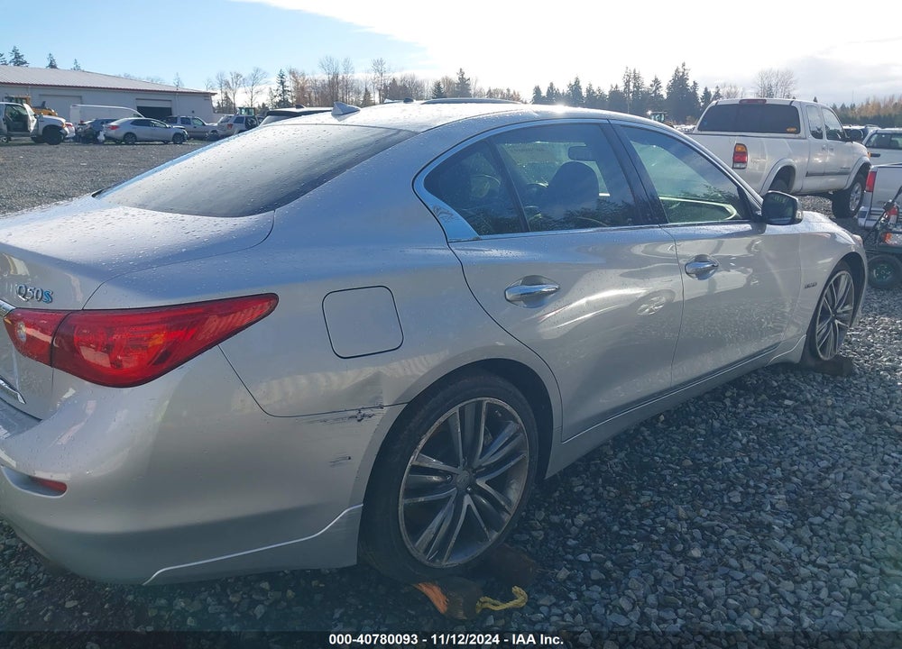 2014 INFINITI Q50 HYBRID SPORT VIN: JN1AV7AR8EM702467