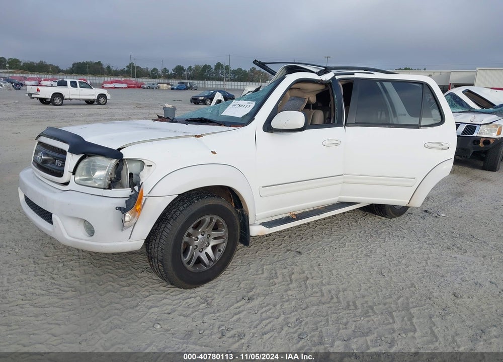 2004 TOYOTA SEQUOIA LIMITED V8 VIN: 5TDBT48A64S206124