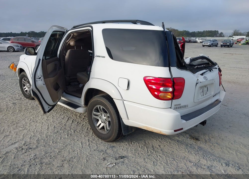 2004 TOYOTA SEQUOIA LIMITED V8 VIN: 5TDBT48A64S206124