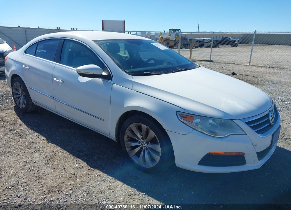 2012 VOLKSWAGEN CC SPORT VIN: WVWMP7AN2CE510325