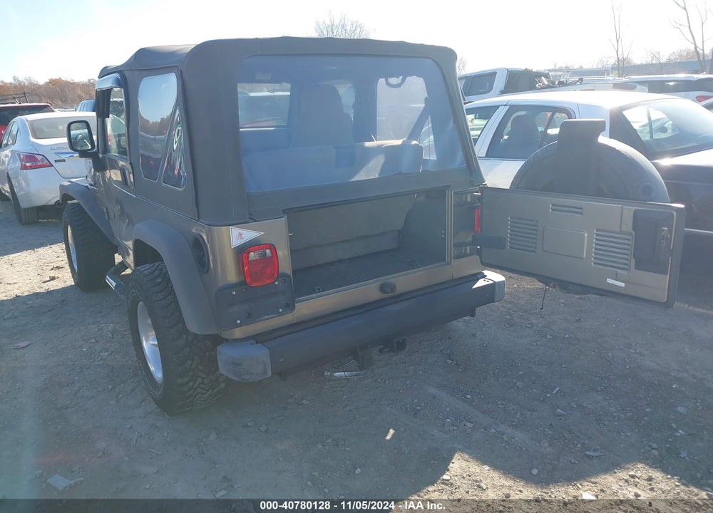 2005 JEEP WRANGLER SE VIN: 1J4FA29195P333871
