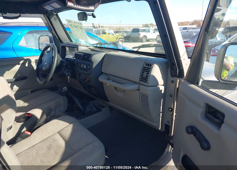 2005 JEEP WRANGLER SE VIN: 1J4FA29195P333871