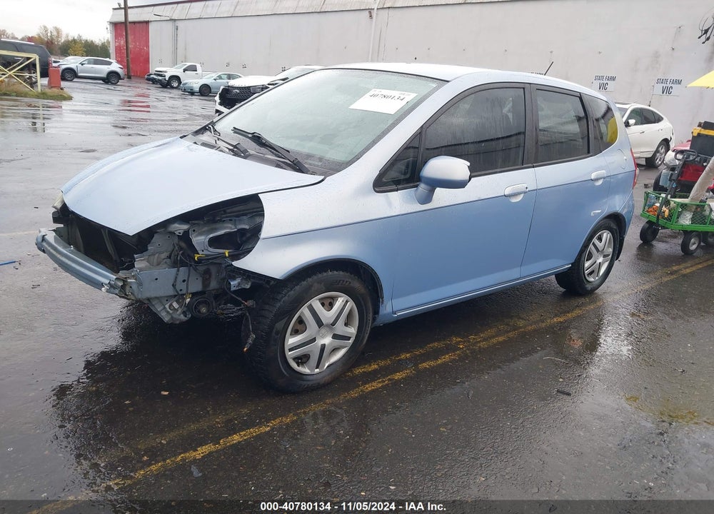 2008 HONDA FIT VIN: JHMGD37408S007087