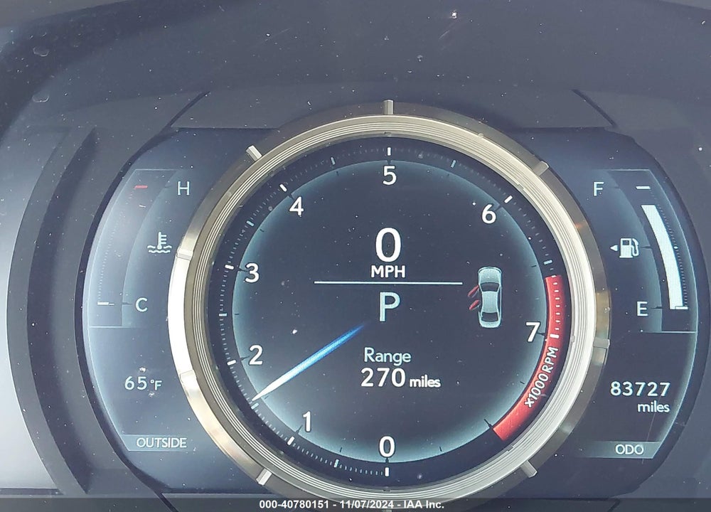 2015 LEXUS IS 250 VIN: JTHBF1D2XF5080460