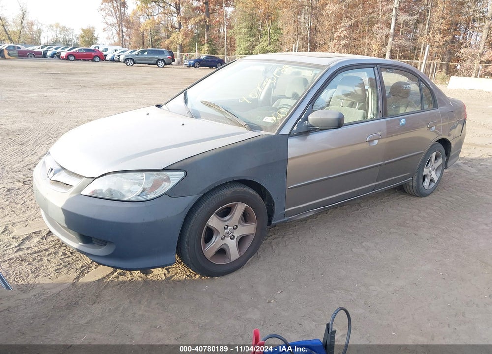 2005 HONDA CIVIC EX VIN: 2HGES26735H539801