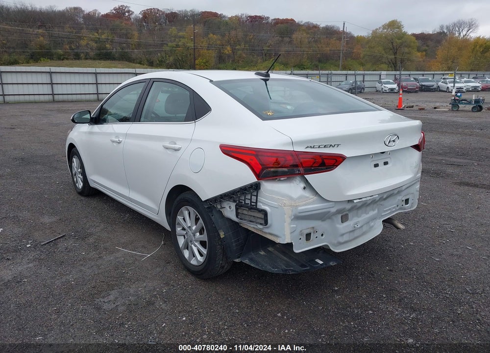 2022 HYUNDAI ACCENT SEL VIN: 3KPC24A62NE160512
