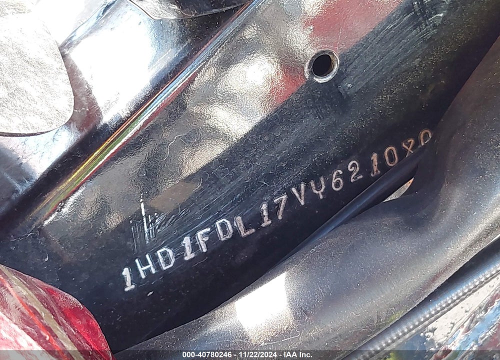1997 HARLEY-DAVIDSON FLHR VIN: 1HD1FDL17VY621080