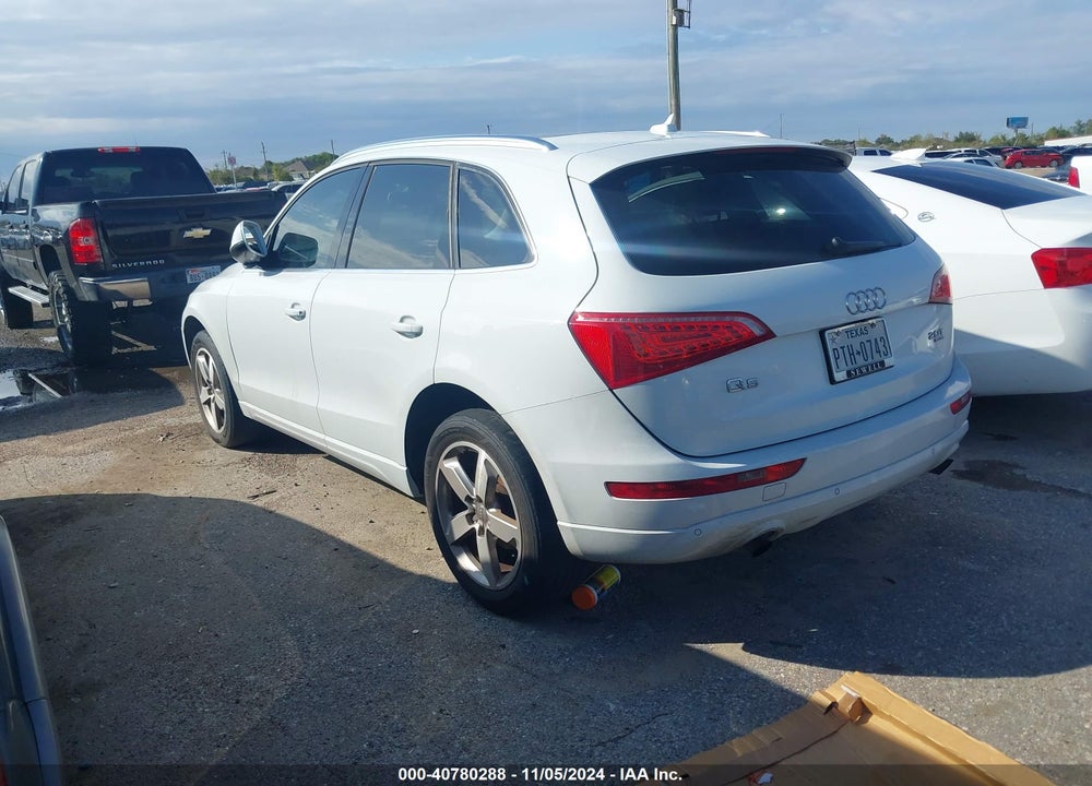 2012 AUDI Q5 2.0T PREMIUM VIN: WA1LFAFP1CA126186