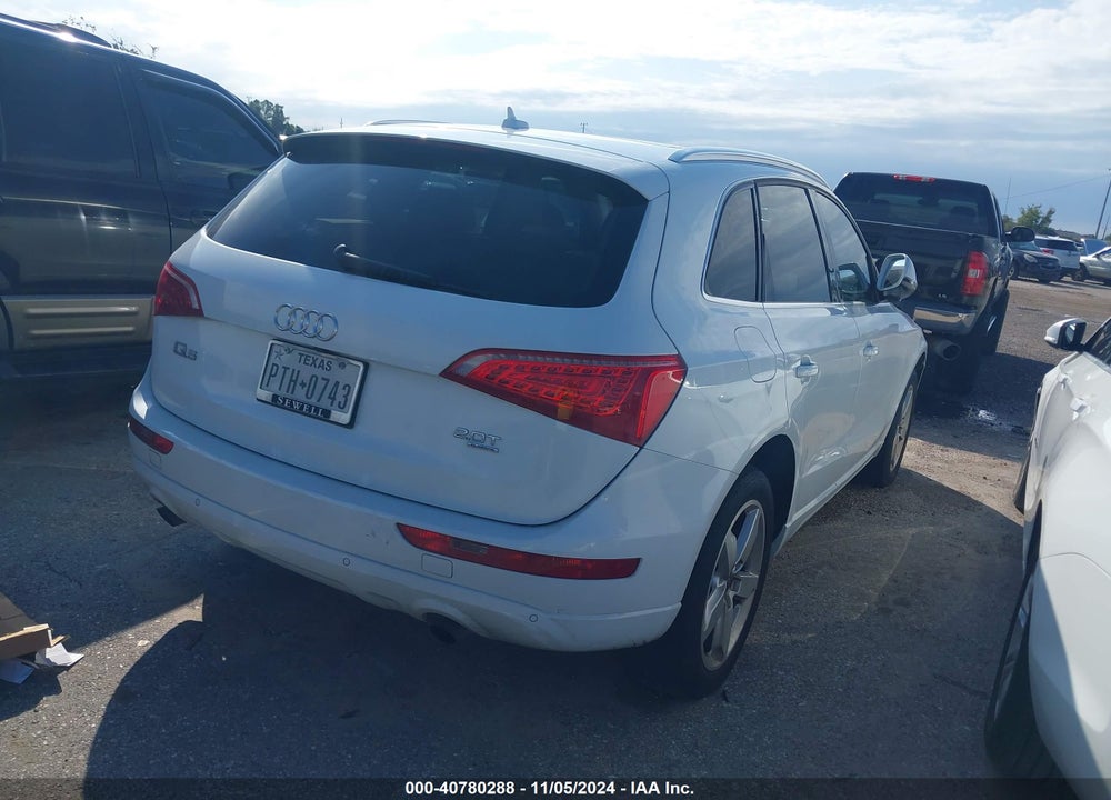 2012 AUDI Q5 2.0T PREMIUM VIN: WA1LFAFP1CA126186