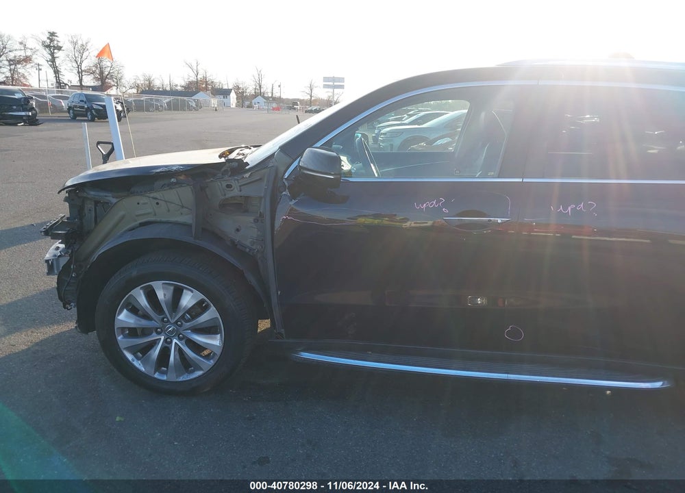 2015 ACURA MDX TECHNOLOGY PACKAGE VIN: 5FRYD4H41FB004279
