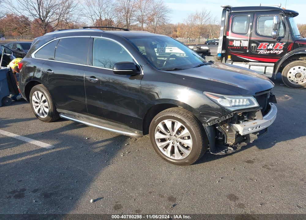 2015 ACURA MDX TECHNOLOGY PACKAGE VIN: 5FRYD4H41FB004279