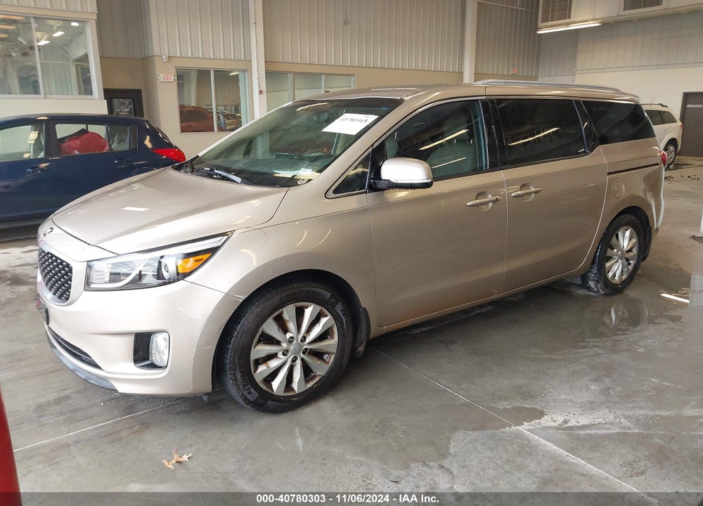 2015 KIA SEDONA EX VIN: KNDMC5C18F6050726
