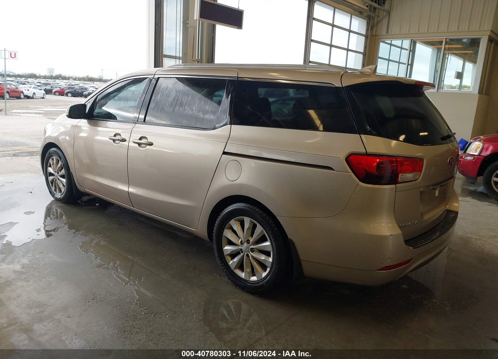 2015 KIA SEDONA EX VIN: KNDMC5C18F6050726