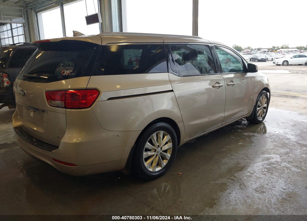 2015 KIA SEDONA EX VIN: KNDMC5C18F6050726