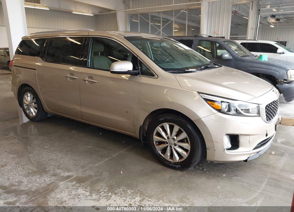 2015 KIA SEDONA EX VIN: KNDMC5C18F6050726