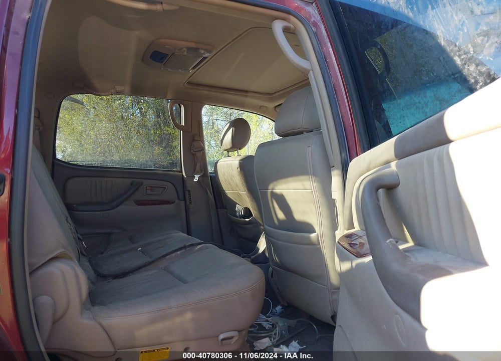 2005 TOYOTA TUNDRA LIMITED V8 VIN: 5TBDT481X5S489730