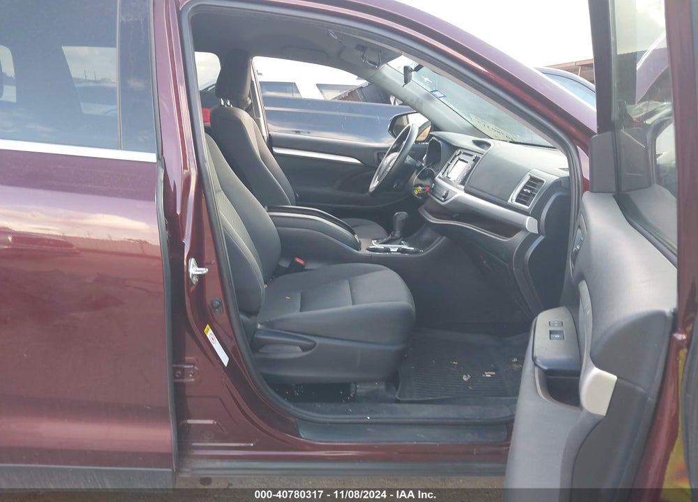 2019 TOYOTA HIGHLANDER LE VIN: 5TDZARFH4KS056853