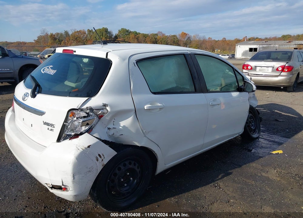 2013 TOYOTA YARIS LE VIN: JTDKTUD35DD544391