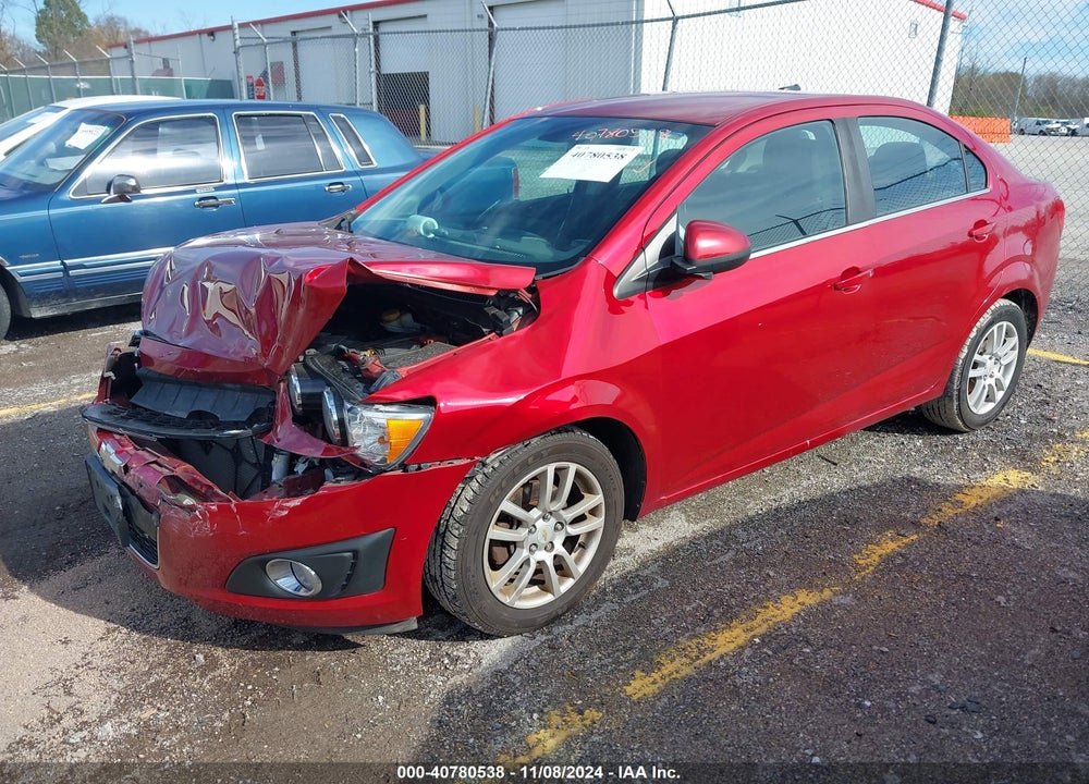 2012 CHEVROLET SONIC 2LT VIN: 1G1JC5SH6C4138126