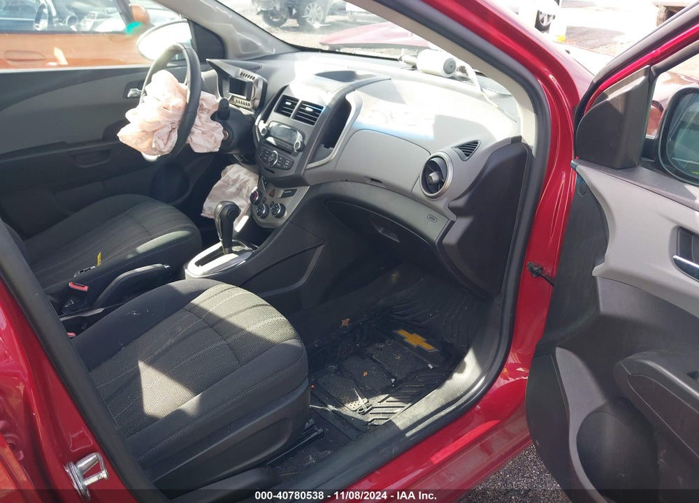 2012 CHEVROLET SONIC 2LT VIN: 1G1JC5SH6C4138126