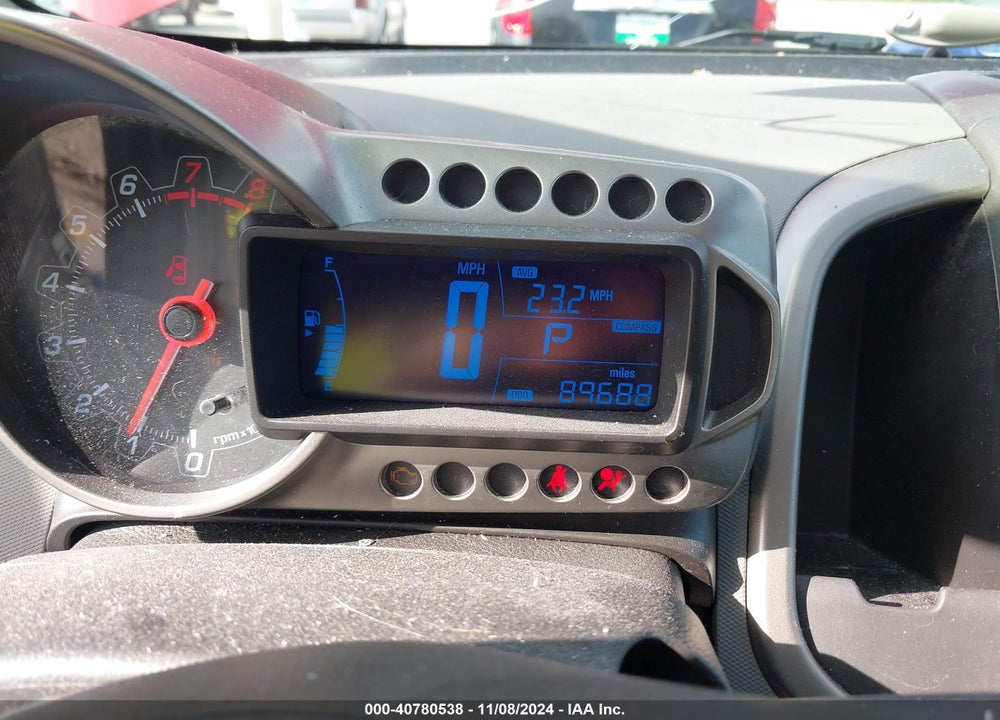 2012 CHEVROLET SONIC 2LT VIN: 1G1JC5SH6C4138126