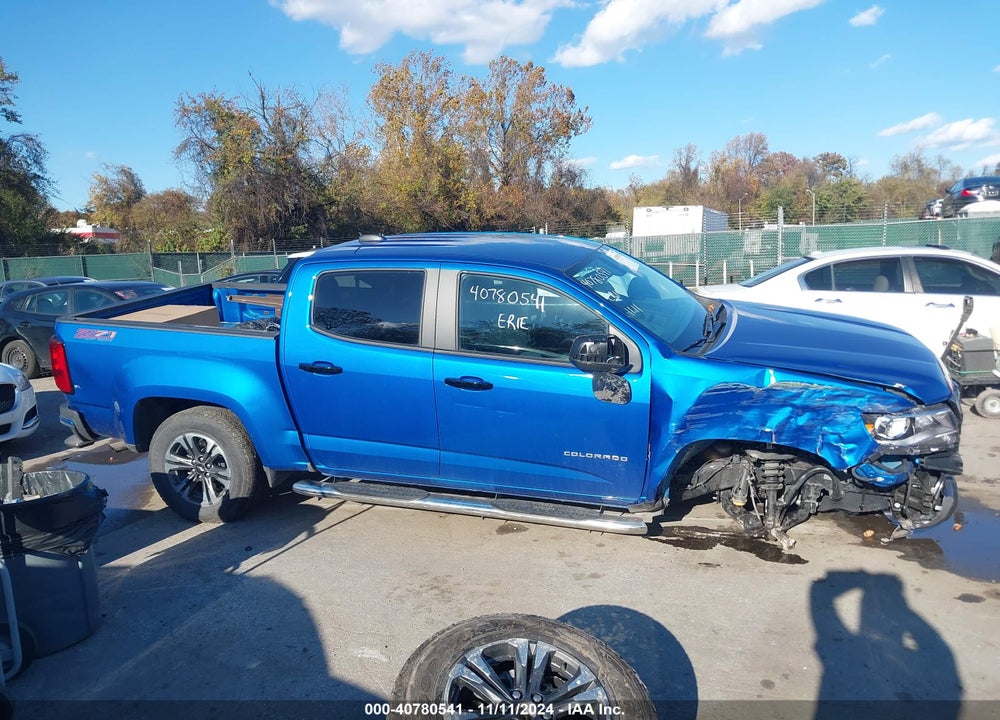 2021 CHEVROLET COLORADO 4WD SHORT BOX Z71 VIN: 1GCGTDEN5M1279107