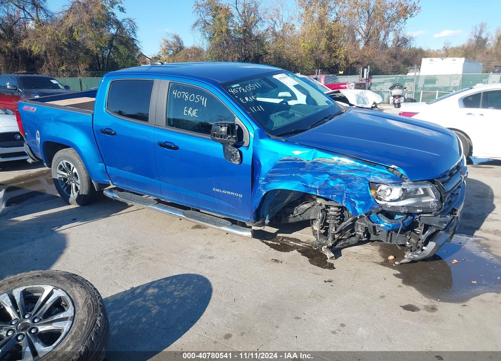 2021 CHEVROLET COLORADO 4WD SHORT BOX Z71 VIN: 1GCGTDEN5M1279107