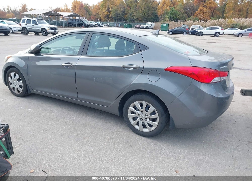 2013 HYUNDAI ELANTRA GLS VIN: 5NPDH4AE9DH203070