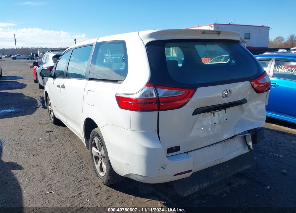 2016 TOYOTA SIENNA L 7 PASSENGER VIN: 5TDZK3DC2GS755617